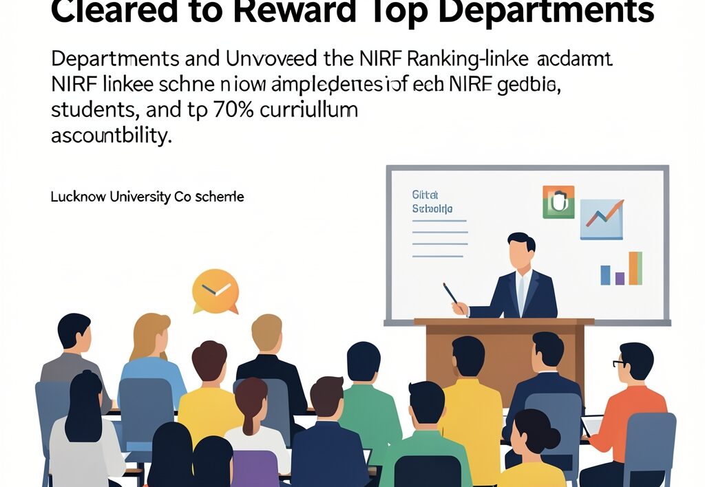Illustration for Lucknow University CoE scheme: Lucknow University CoE Scheme Cleared to Reward Top Departments
