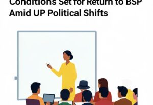 Illustration for Mayawati Akash Anand: Mayawati Akash Anand: Strict Conditions Set for Return to BSP Amid UP Political Shifts