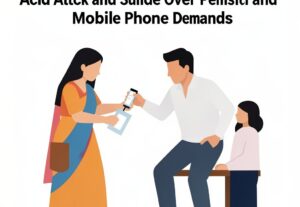 Illustration for Meerut family dispute: Meerut Family Dispute Escalates to Acid Attack and Suicide Over Pension and Mobile Phone Demands