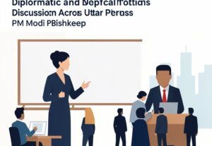 Illustration for PM Modi Bishkek: PM Modi Bishkek Meetings Spark Diplomatic and Political Discussions Across Uttar Pradesh