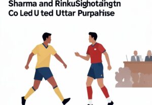 Illustration for Ranji Trophy captaincy: Ranji Trophy Captaincy: Karan Sharma and Rinku Singh in Contention to Lead Uttar Pradesh
