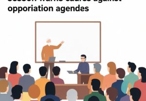 Illustration for RSS-BJP meet Lucknow: RSS-BJP meet Lucknow strategy session warns cadres against opposition agendas