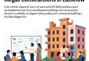 Illustration for illegal constructions in Lucknow: SC-Appointed Panel Inspects Illegal Constructions in Lucknow