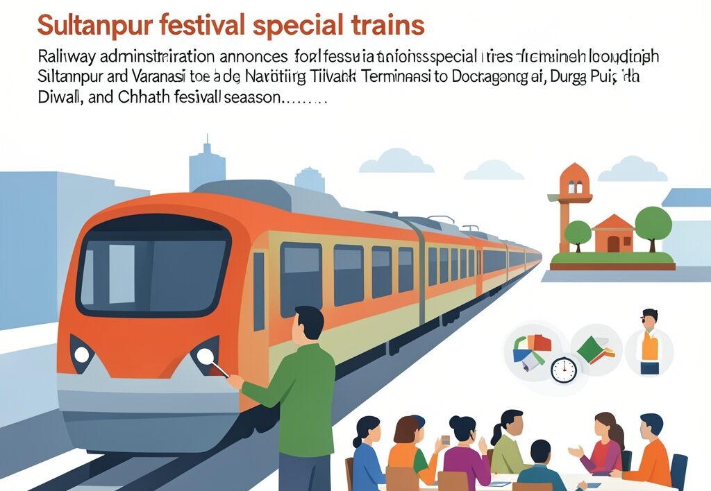 Illustration for Sultanpur festival special trains: Sultanpur festival special trains announced for Diwali and Chhath rush