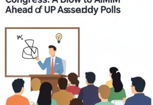Illustration for Syed Asim Waqar joins Congress: Syed Asim Waqar Joins Congress: A Blow to AIMIM Ahead of UP Assembly Polls