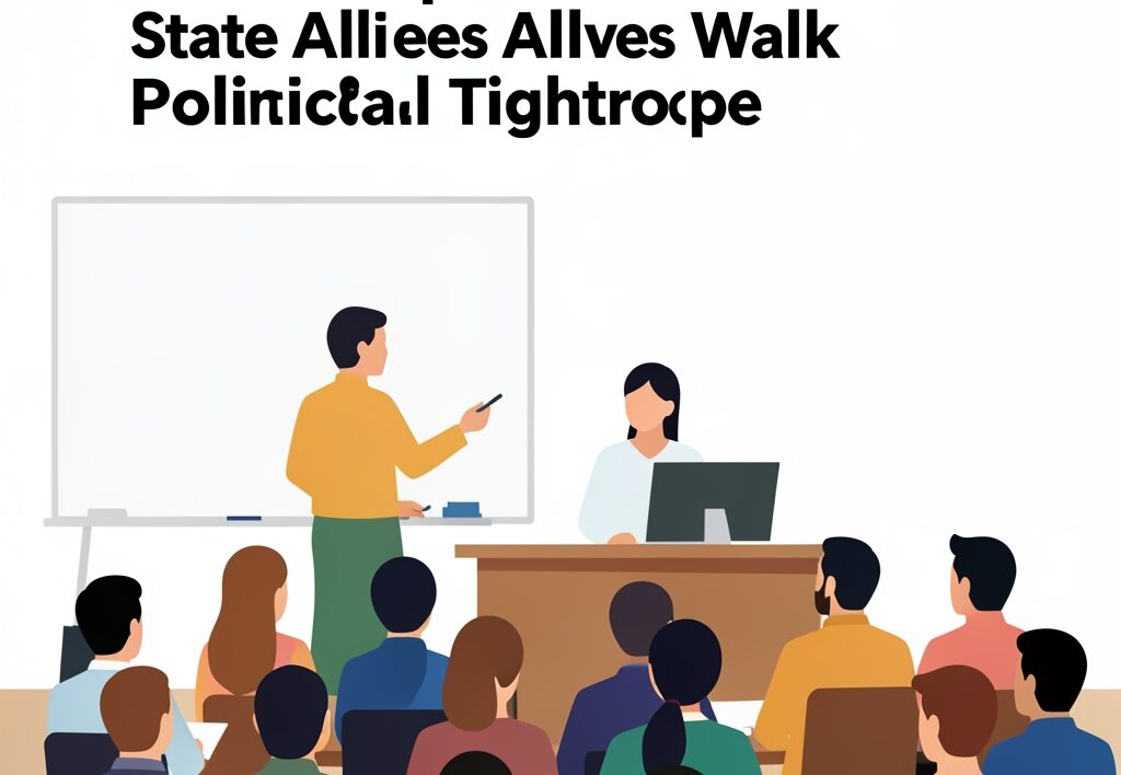 Illustration for Uniform Civil Code UP: Uniform Civil Code UP: BJP Prepares Pitch as State Allies Walk Political Tightrope