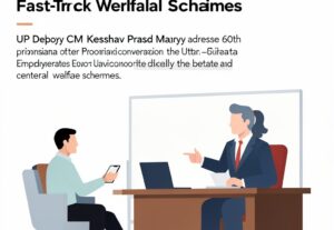 Illustration for UP Deputy CM Keshav Prasad Maurya: UP Deputy CM Keshav Prasad Maurya Urges Collectorate Staff to Fast-Track Welfare Schemes