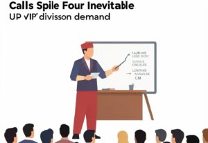 Illustration for UP division demand: UP Division Demand: Cabinet Minister Om Prakash Rajbhar Calls State Split Into Four Inevitable