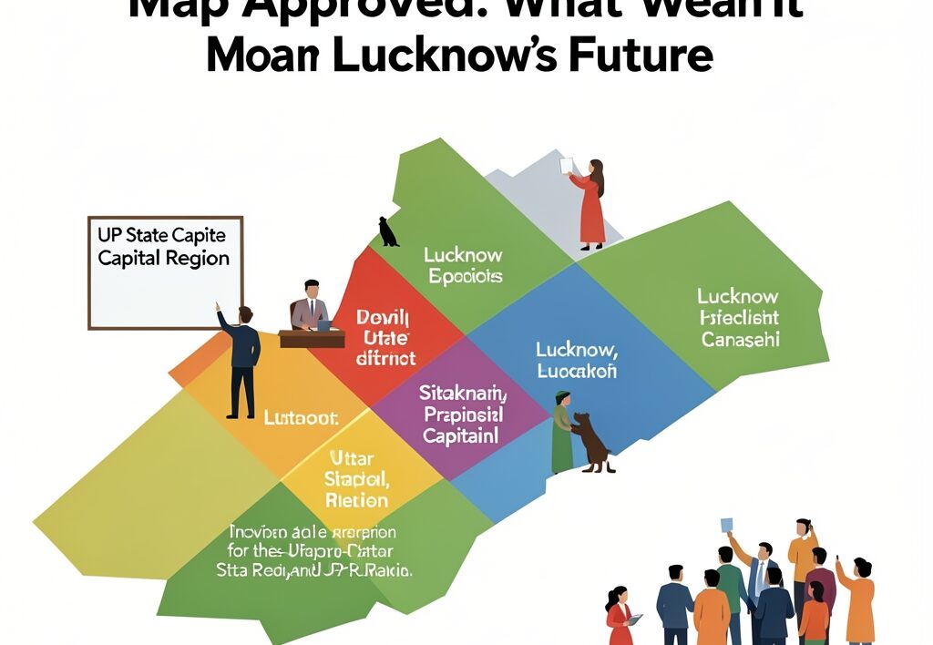 Illustration for UP State Capital Region: UP State Capital Region Base Map Approved: What It Means for Lucknow's Future