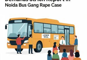 Illustration for UP State Women’s Commission: UP State Women’s Commission Demands Strict Report in Noida Bus Gang Rape Case