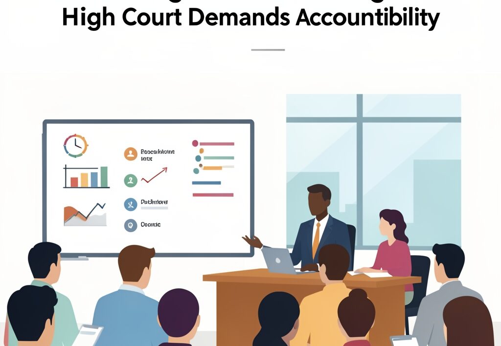 Illustration for Uttar Pradesh GST probe: Uttar Pradesh GST Probe Uncovers Advertising Circular Trading As High Court Demands Accountability