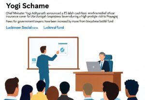 Illustration for Uttar Pradesh lawyers: Uttar Pradesh Lawyers Receive ₹5 Lakh Cashless Health Cover Under New Yogi Scheme