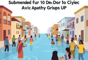 Illustration for Varanasi waterlogging crisis: Varanasi Waterlogging Crisis Leaves Colonies Submerged for 10 Days as Civic Apathy Grips UP