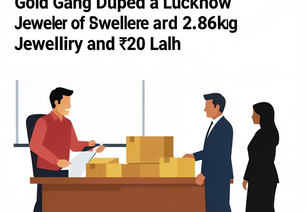 Illustration for Lucknow jeweller: 18 Months of Planning: How a Fake-Gold Gang Duped a Lucknow Jeweller of 2.86kg Jewellery and ₹20 Lakh