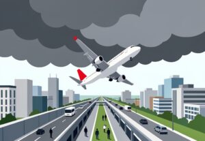 Illustration for Delhi flight diversions: Delhi Flight Diversions Disrupt Travel for Uttar Pradesh Flyers Amid Severe Weather