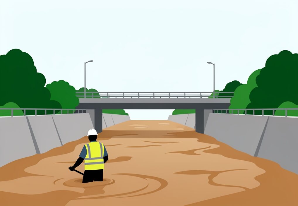 Illustration for Gomti water level: Gomti Water Level in Lucknow: Upstream Recession Brings Hope After Flooding