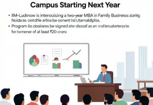 Illustration for IIM-Lucknow Family Business MBA: IIM-Lucknow Family Business MBA Announced for Noida Campus Starting Next Year