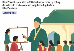 Illustration for Kanpur fugitive: Kanpur fugitive Ram Prakash caught as Pagaldas baba after social media reel