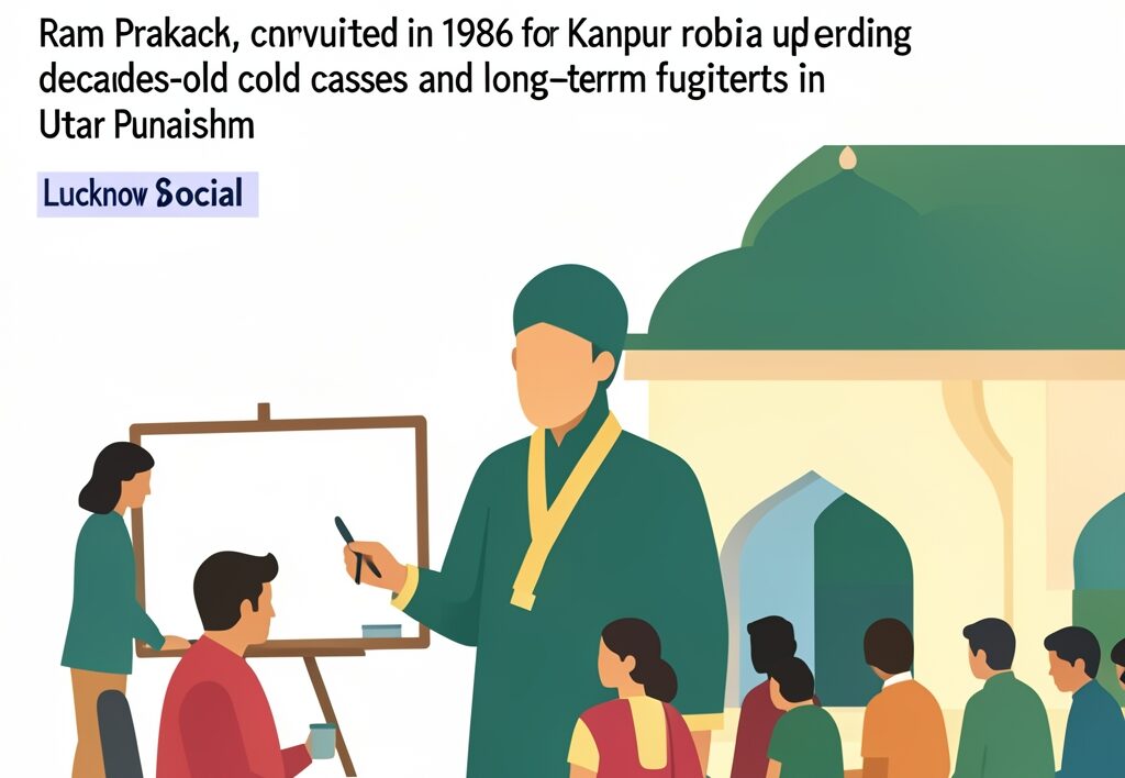Illustration for Kanpur fugitive: Kanpur fugitive Ram Prakash caught as Pagaldas baba after social media reel