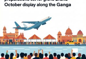 Illustration for Kashi IAF air show: Kashi IAF air show preparations set for grand October display along the Ganga