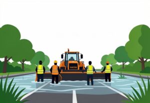Illustration for Lucknow flood relief: Lucknow flood relief operations intensify as 26 LDA pumps target waterlogging