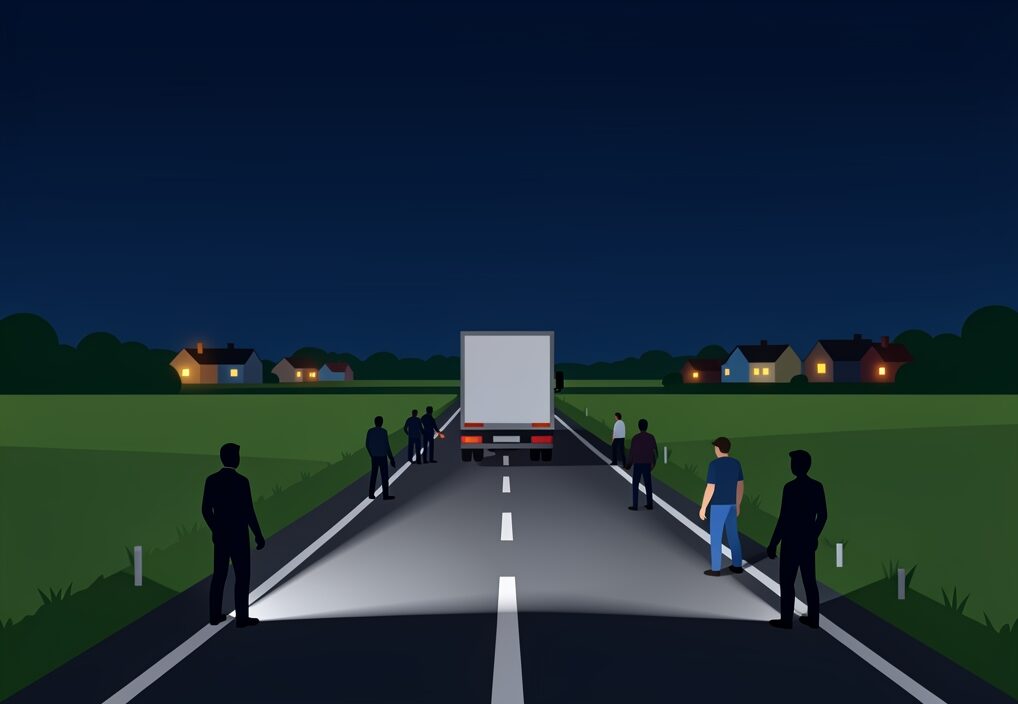 Illustration for Meerut-Karnal highway accident: Meerut-Karnal Highway Accident Claims Three Lives as Speeding Truck Flees Scene