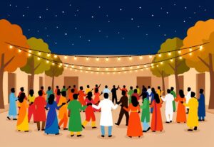Illustration for Navratri dandiya nights: Navratri dandiya nights in Lucknow kick off high-energy festive celebrations