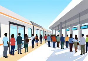 Illustration for Noida Metro Aqua Line: Noida Metro Aqua Line Hits Record 1.05 Lakh Daily Ridership: What It Means for Uttar Pradesh Transit