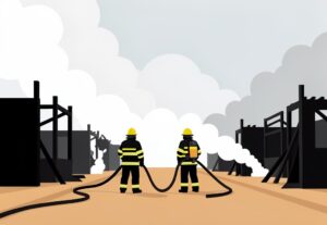 Illustration for Noida Sector 125 fire: Noida Sector 125 fire leaves one dead as temporary food stalls turn into a blaze