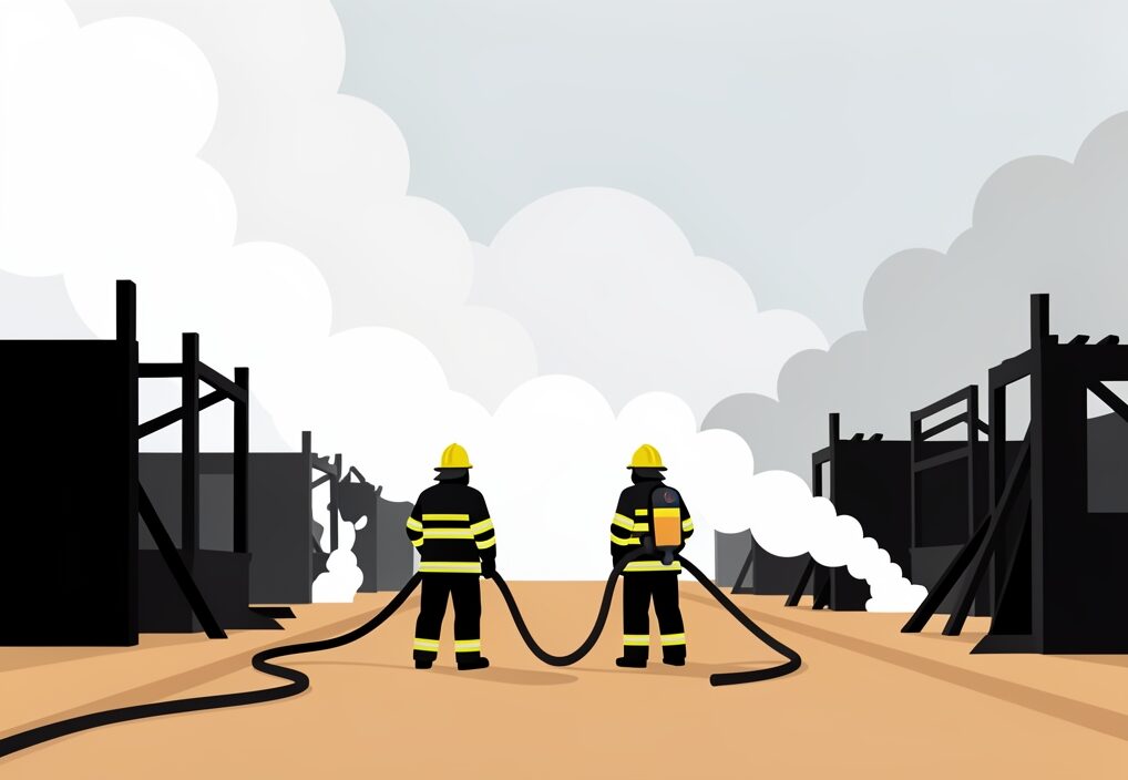 Illustration for Noida Sector 125 fire: Noida Sector 125 fire leaves one dead as temporary food stalls turn into a blaze