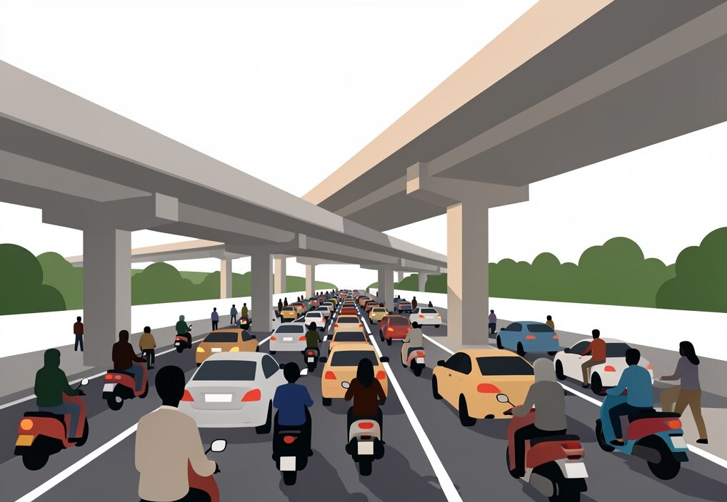 Illustration for Noida six-lane underpass: Noida Six-Lane Underpass Plan Moves Forward to Untangle Parthala Chowk Traffic