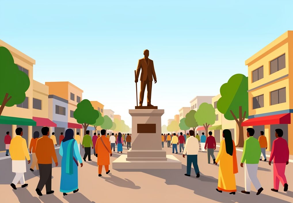 Illustration for Prayagraj crossing renaming: Prayagraj Crossing Renaming Honors Freedom Fighter Masuriyadin Pasi in UP