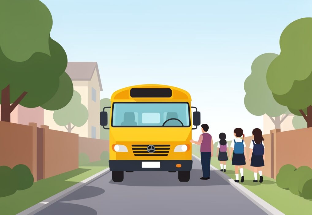 Illustration for School van safety: School van safety in Uttar Pradesh faces urgent scrutiny after Naini tragedy