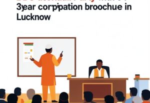 Illustration for SP foundation day: SP foundation day: BJP attacks Samajwadi Party with 34-year corruption brochure in Lucknow