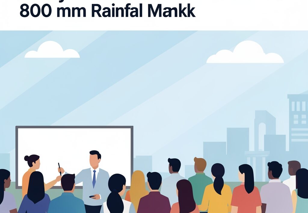 Illustration for UP monsoon withdrawal: UP Monsoon Withdrawal Delayed After State Crosses 800 mm Rainfall Mark
