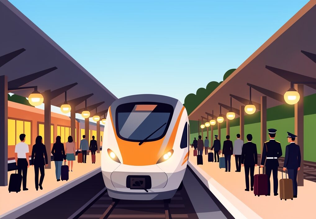 Illustration for Vande Bharat sleeper train: Varanasi-Delhi Vande Bharat sleeper train launch transforms Uttar Pradesh travel