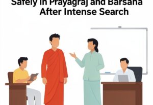 Illustration for Vrindavan ashram teens: Vrindavan Ashram Teens Found Safely in Prayagraj and Barsana After Intense Search