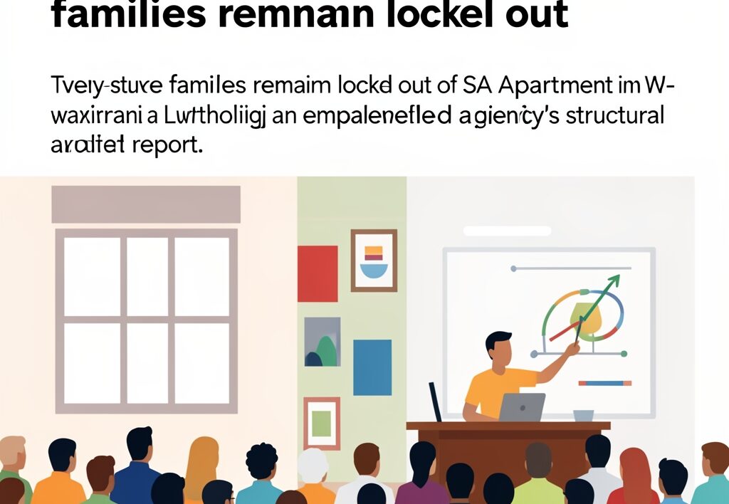 Illustration for Wazirganj structural safety clearance: Wazirganj structural safety clearance delayed as families remain locked out