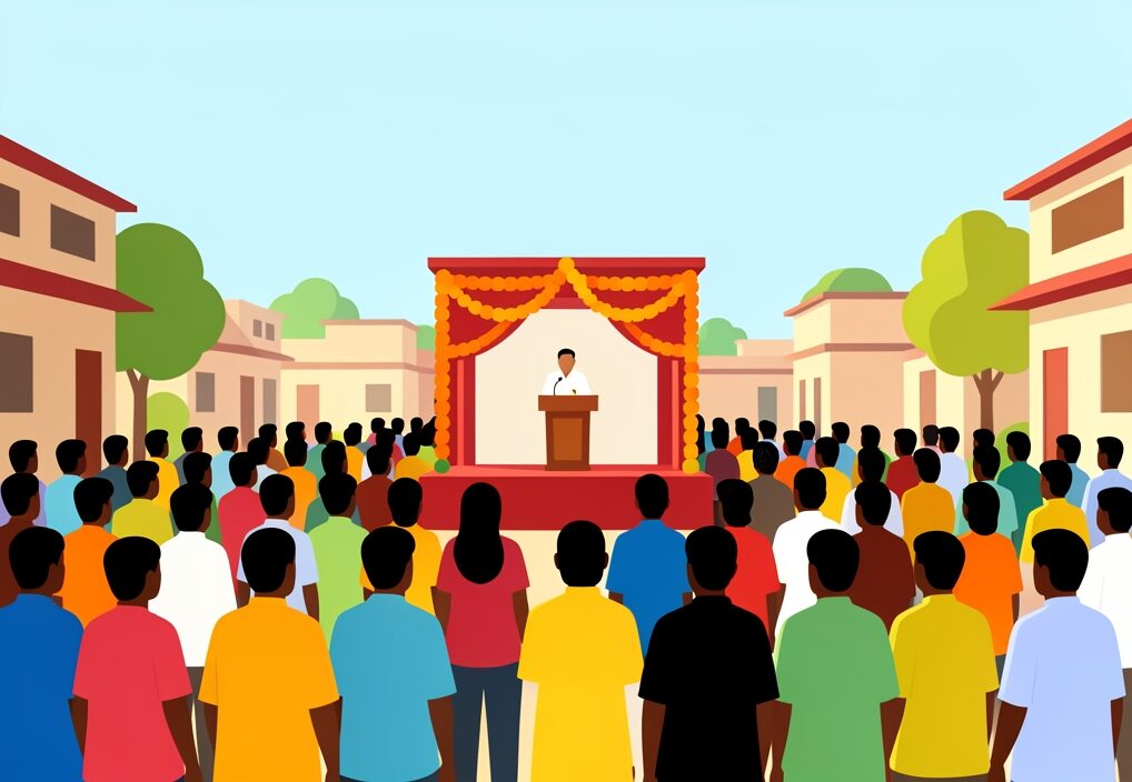 Illustration for Yogi Adityanath Ayodhya Challenge: Yogi Adityanath Ayodhya Challenge: UP Chief Minister Dares Akhilesh Yadav to Face Him at the Polls